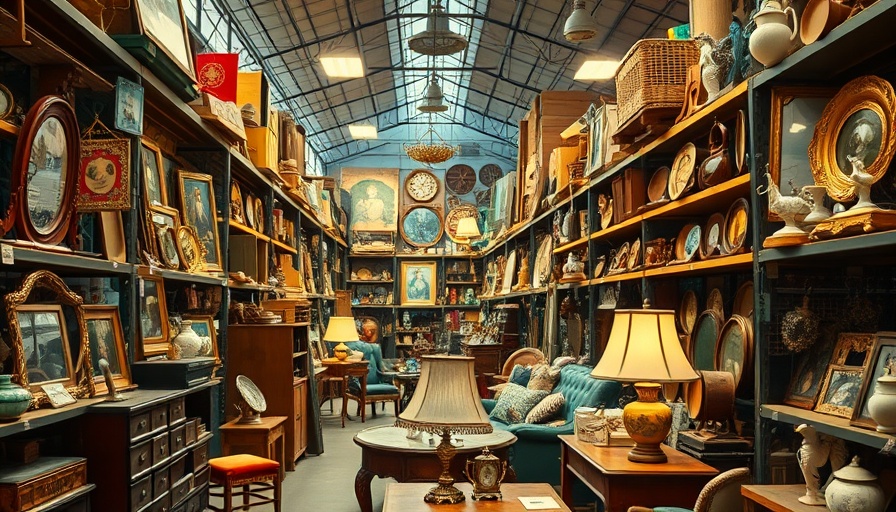 Auction house with various items illustrating benefits of auctions for first-time buyers.