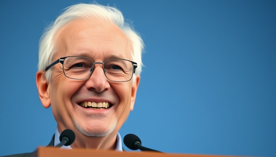 Why Did God Choose You: Elderly man speaking at a podium.