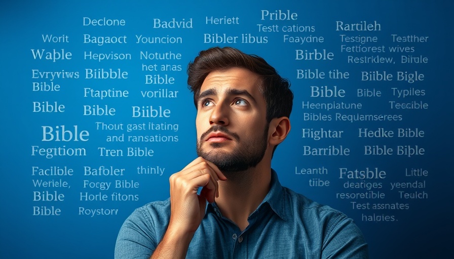 Individual pondering various Bible translations highlighting why Bible translations differ.