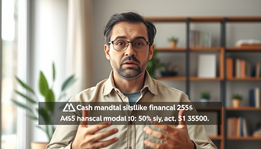 Person explaining Cash ISA Limits Impact with financial figures.