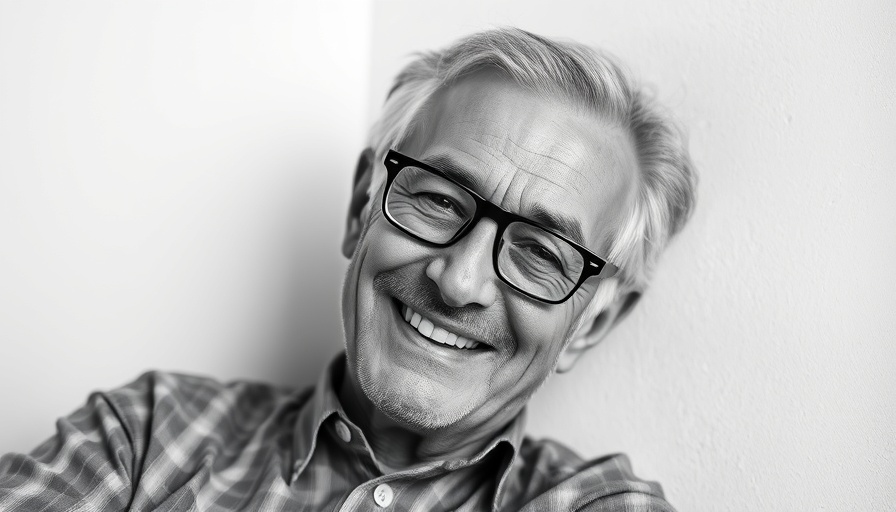 Framed portrait of an older man smiling, John MacArthur Legacy in Bible Teaching.