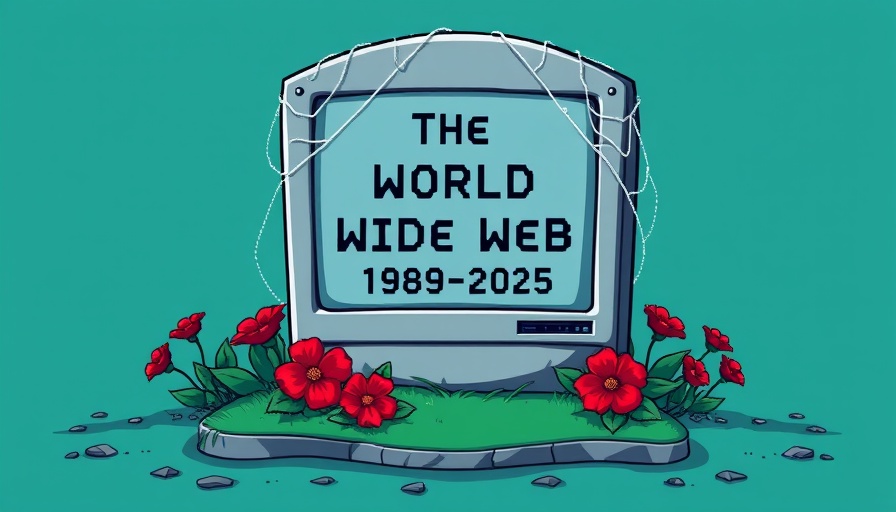 AI is killing the web gravestone digital art.