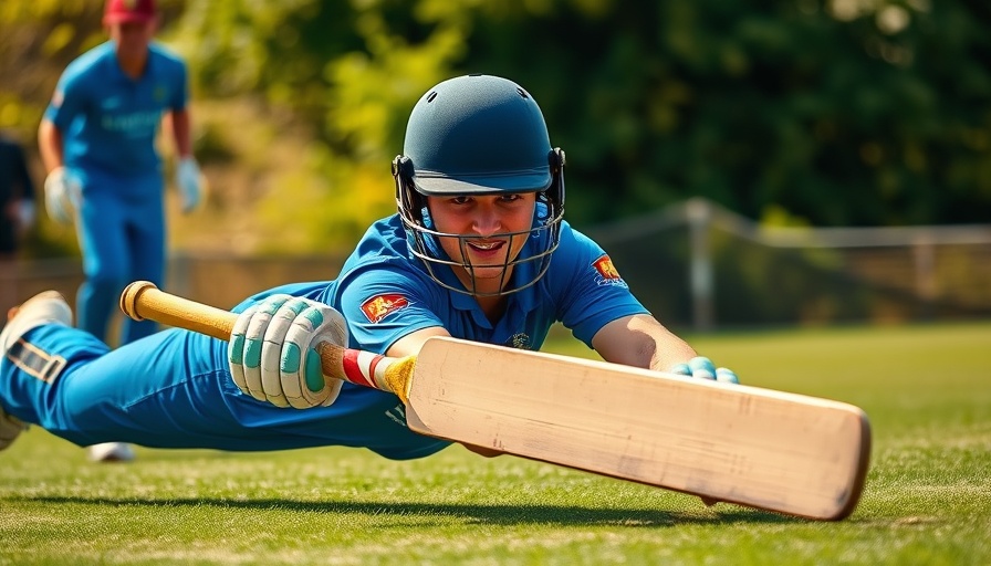 Nunholm cricket match highlights featuring dynamic cricketer action.