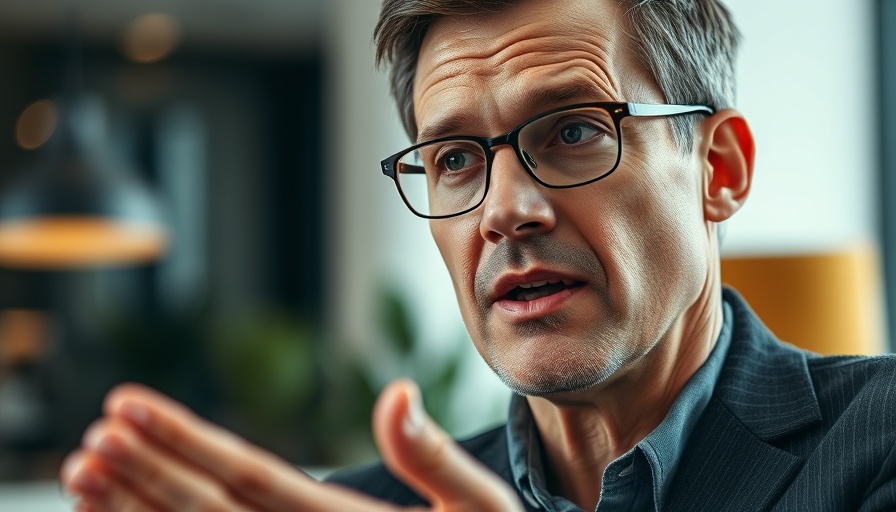 Man explaining ISA allowance cut, financial advice video.