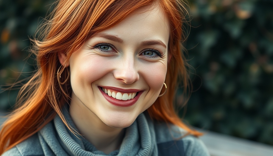 Friendly woman smiling, natural setting, Employee Appreciation Initiatives