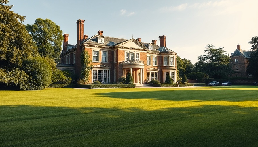 Elegant historic mansion with garden in amazing homes for sale.