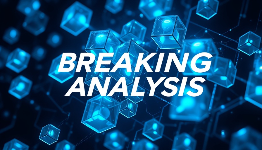 Abstract digital design with cubes and AI Trends and Strategies text.