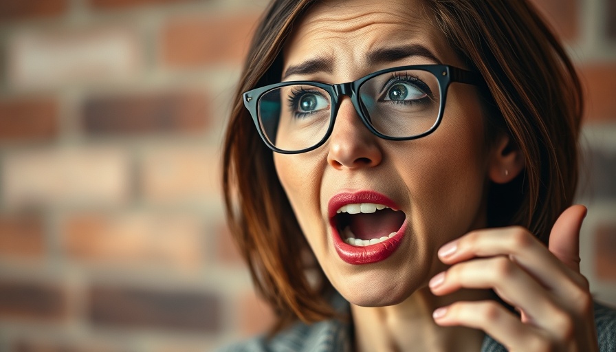 Expressive woman finding faith through loss, speaking passionately.