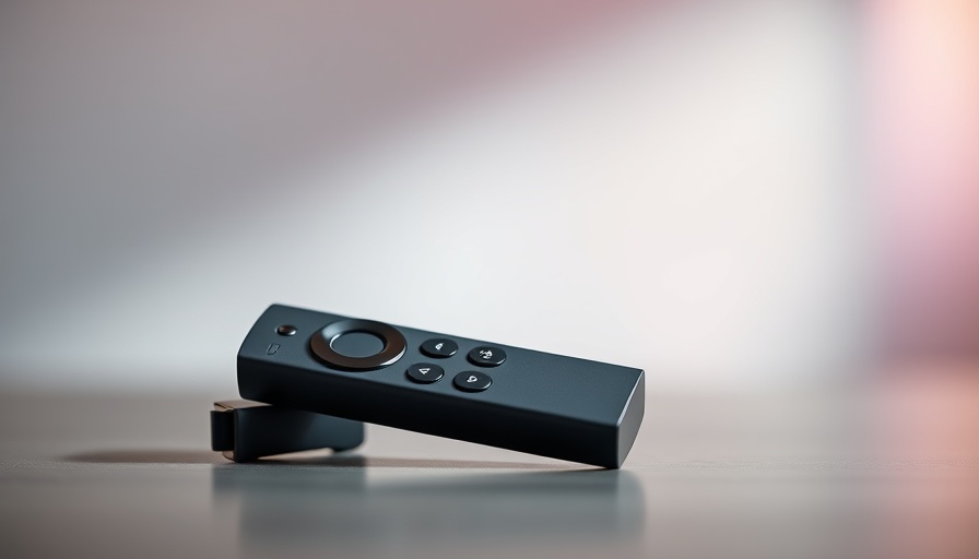 Amazon Fire TV Stick 4K Max with remote on a vibrant background.