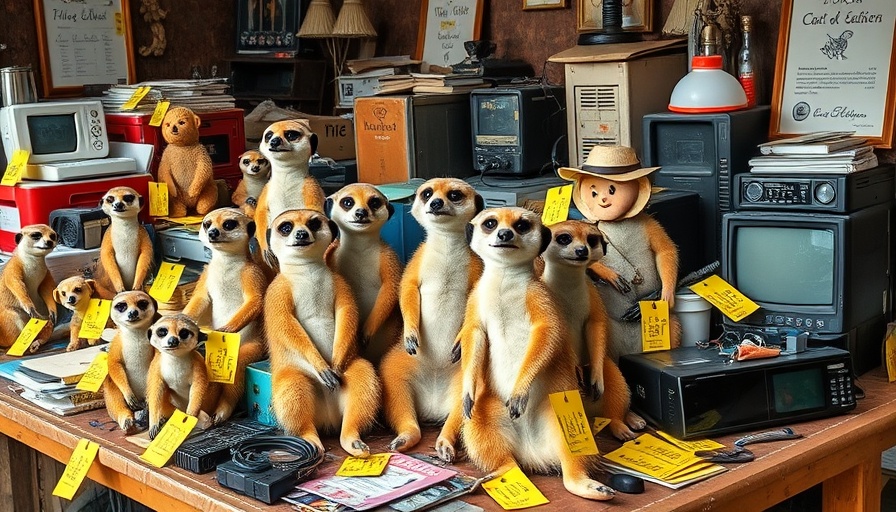 Mistakes in auction bidding: eclectic items with yellow tags.