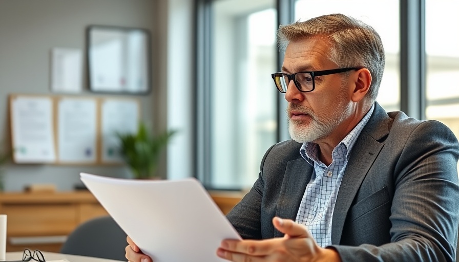 Professional advisor discussing the role of mortgage advisors in an office.