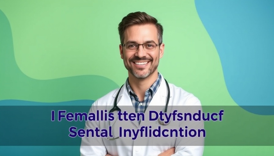 Podcast cover on female sexual dysfunction with smiling doctor.