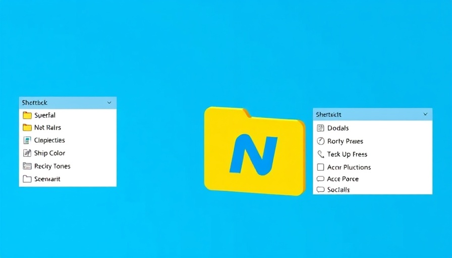 Modern Windows File Explorer with shortcuts and folder icon.