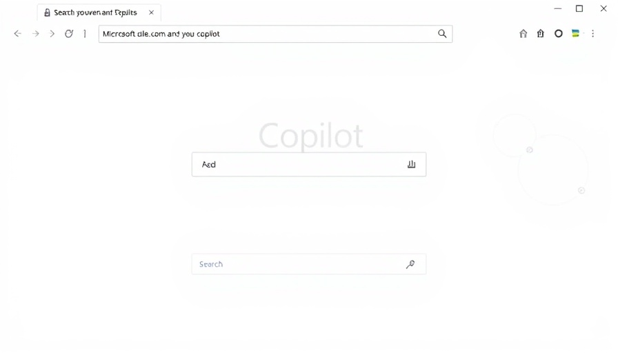 Bing search page featuring Microsoft Copilot promotion