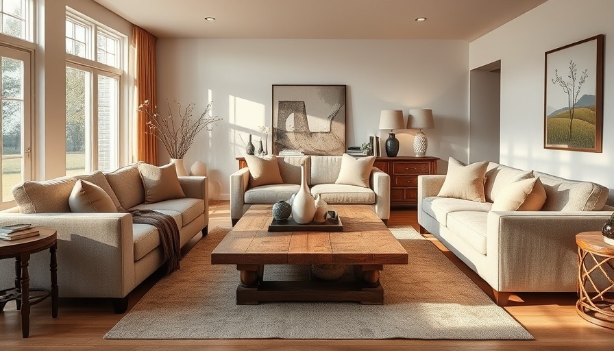Designer’s West Coast Bungalow Makeover in stylish living room.