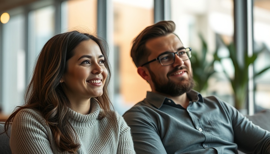 AI is creating new billionaires, smiling woman and man indoors.