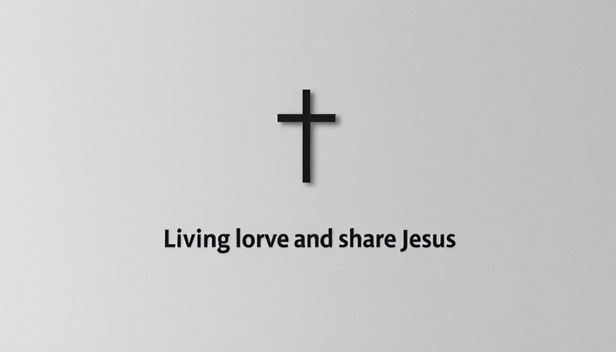 Bible based preaching church logo with green cross and message.