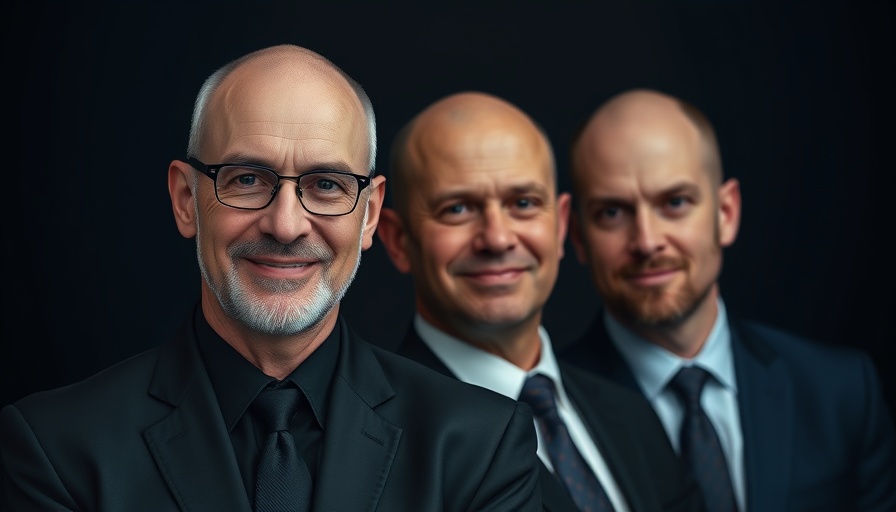 Win Tickets to See Hue and Cry: Two men in suits with dark background.