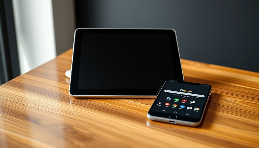 Tablet and smartphone with Google Chrome open, showcasing reasons to use Google Chrome.