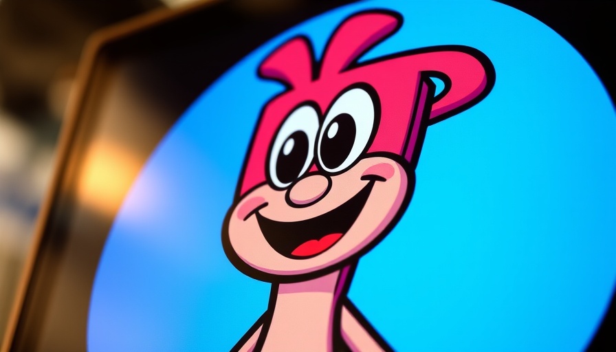 Clippy mascot on screen amid vibrant blue, cartoon style.