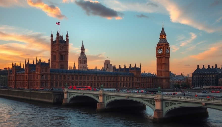Houses of Parliament and Big Ben during sunset, stamp duty reform UK setting.