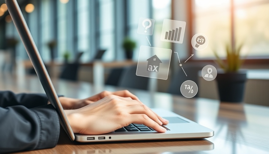 Virtual tax icons floating over laptop for Labour Capital Gains Tax UK
