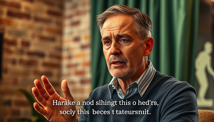 Secured Loans Explained: Middle-aged man expressing caution indoors.