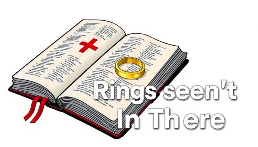 Illustration exploring if modern wedding practices are biblical.