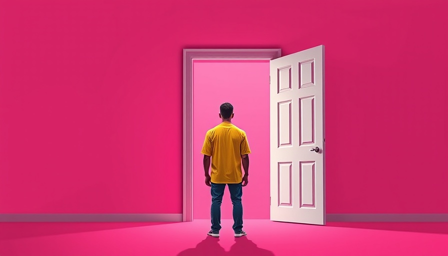 Illustration of a person facing uncertainty, symbolizing layoffs' impact on profits.