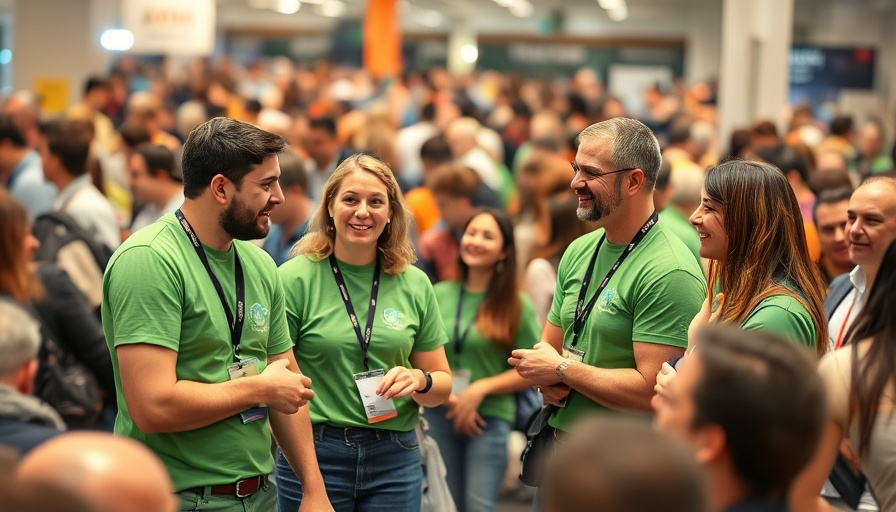 Volunteers engaging at TechCrunch Disrupt 2025