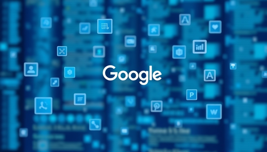 Google search interface, emphasizing Google data access prevention.