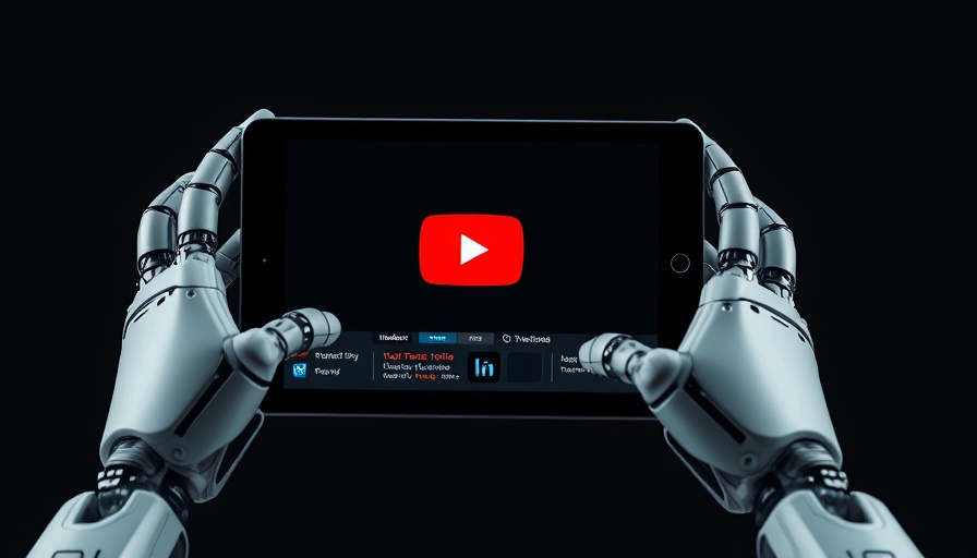 Futuristic robot hands illustrating YouTube AI Edits on Shorts.