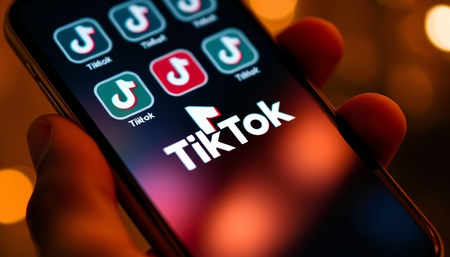 Smartphone displaying TikTok logo amid shutdown deadline concerns.