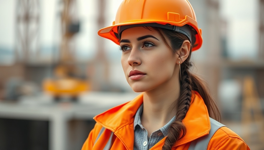 Woman in construction gear reflecting on stamp duty changes UK impact.