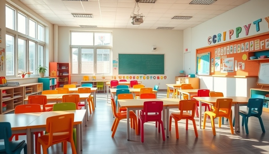 Bright classroom for Additional Support Needs ASN Dumfries.