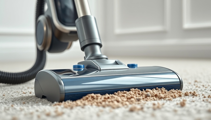 Dyson Renewed vacuum efficiently cleaning carpet in a modern setting.