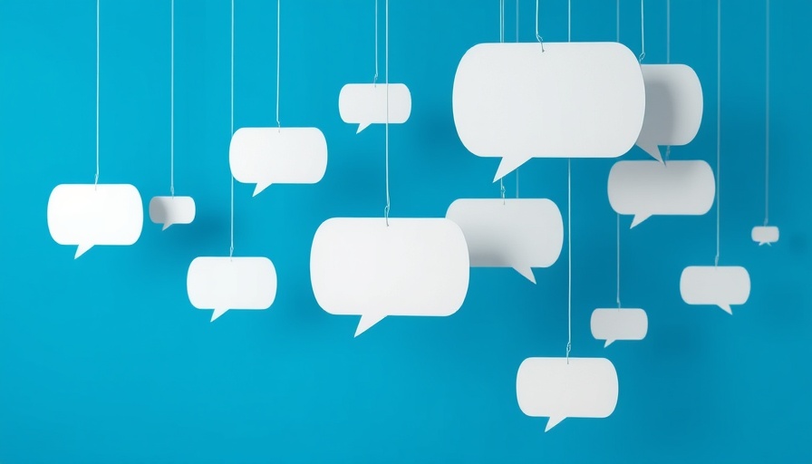 Speech bubbles symbolizing local government reorganisation discussions