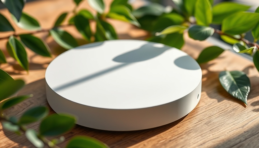 Tablo DVR on a wooden surface with greenery, offline mode.