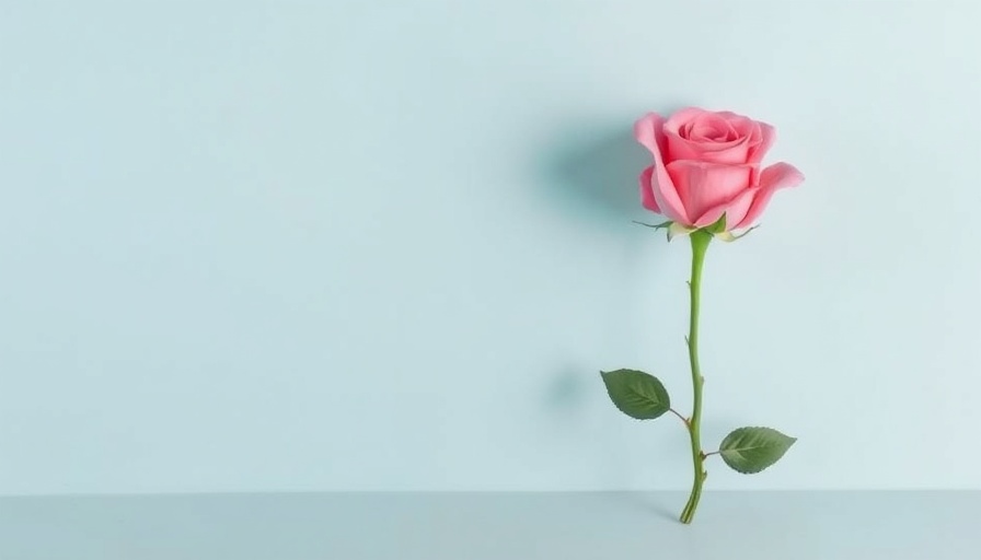New York Times Mini Crossword icon with pink rose on blue.