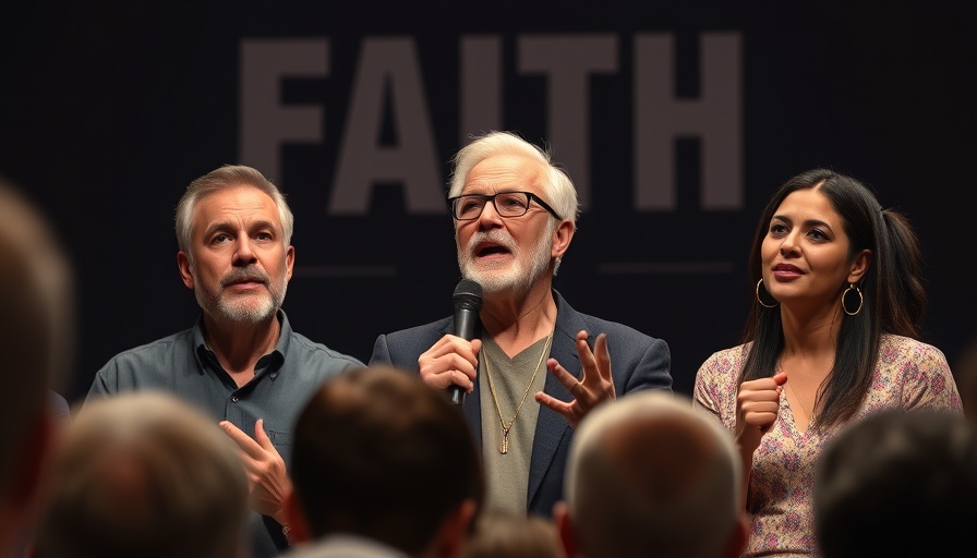 Three speakers discuss faith in a post-Christian context.