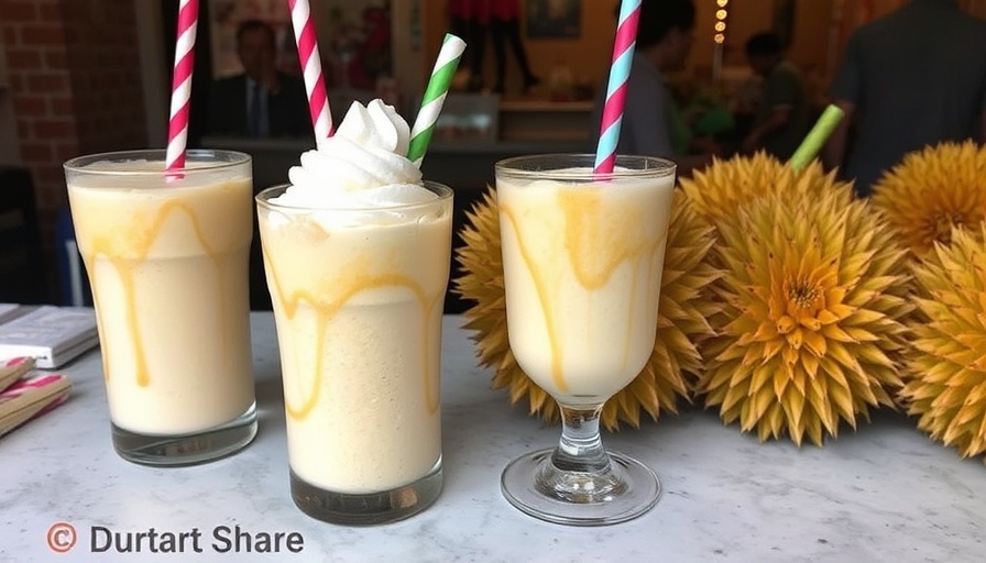 How I wish we have local store that sells Durian Shake