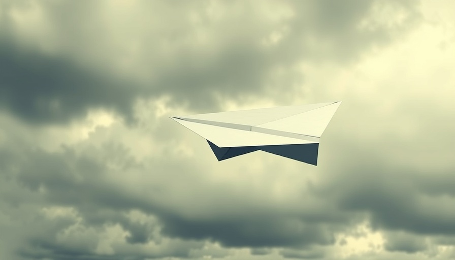 Conceptual image of paper airplane symbolizing business challenges in entrepreneurship.