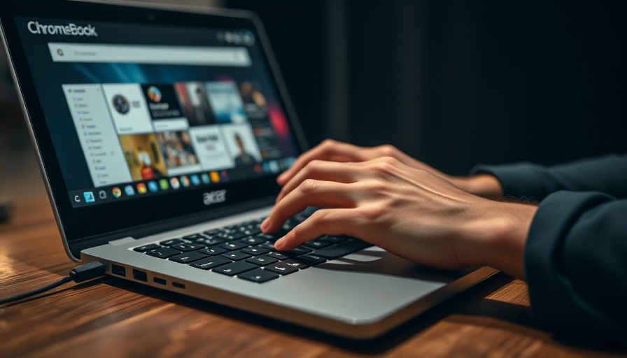 Hands on Chromebook showcasing best UI customizations.