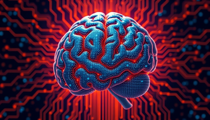 Illustration of a digital brain symbolizing Tencent Hunyuan-MT translation model series.