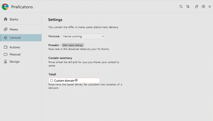 Email settings for custom domain management in Fastmail.