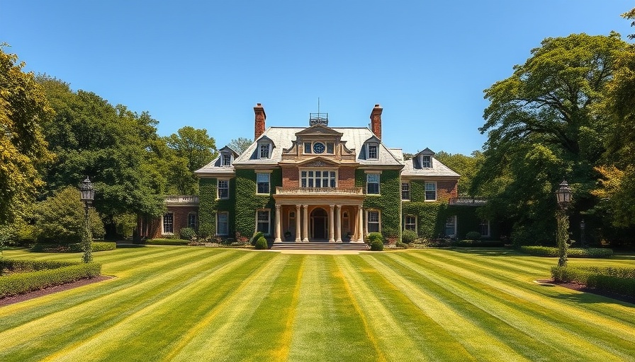 Elegant rural property for sale with historic charm and lush grounds.