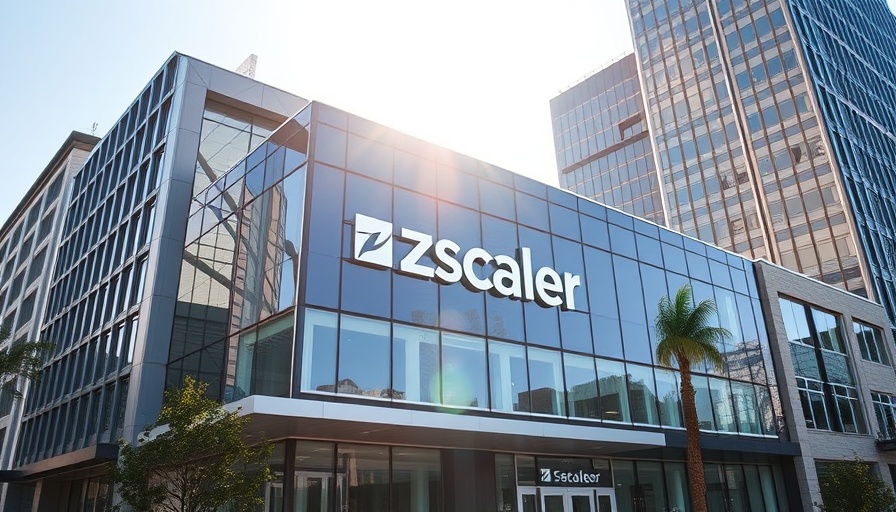 Zscaler's Financial Triumph: Modern office exterior with logo