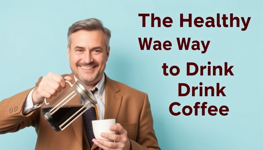 Healthiest Way to Drink Coffee: Man and Coffee Pouring Scene