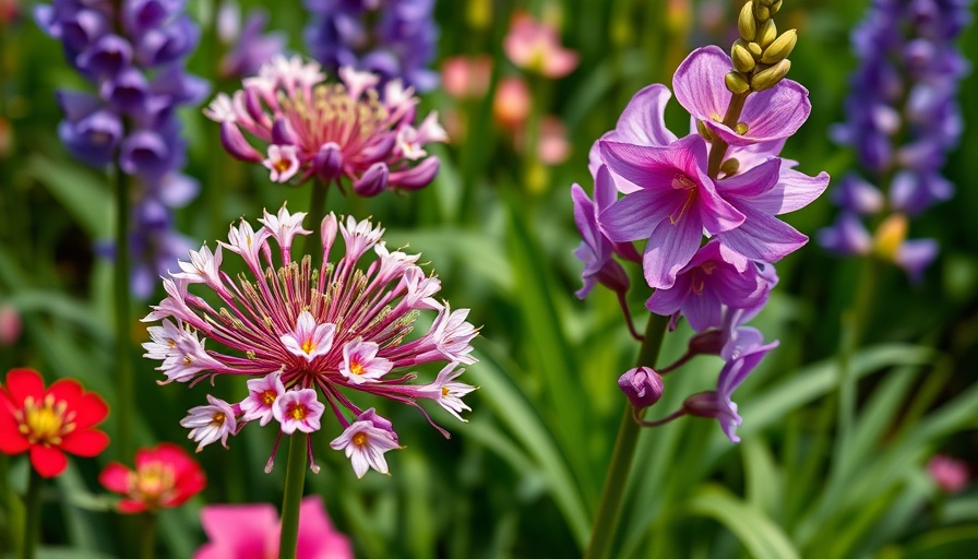 Dobbies Sensory Bulb Collection blooming in vibrant garden.