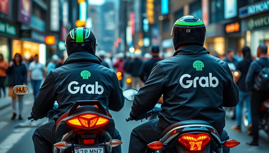 Grab riders in urban street setting showcasing super app strategy.
